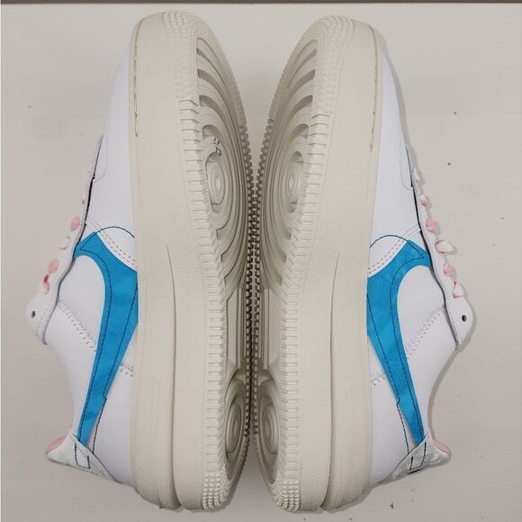 NIKE air force 1 platform pastel custom rhinestone bling sneakers shoes low top - Picture 3 of 11